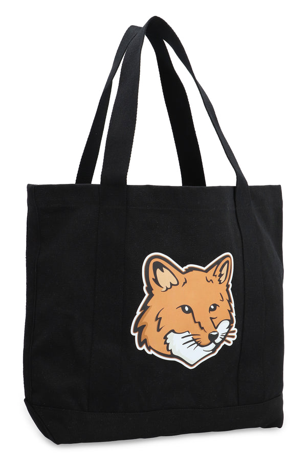 Fox Head Canvas tote bag-2